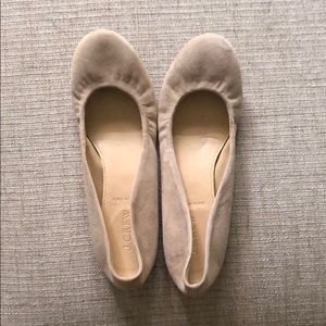 J crew suede flats